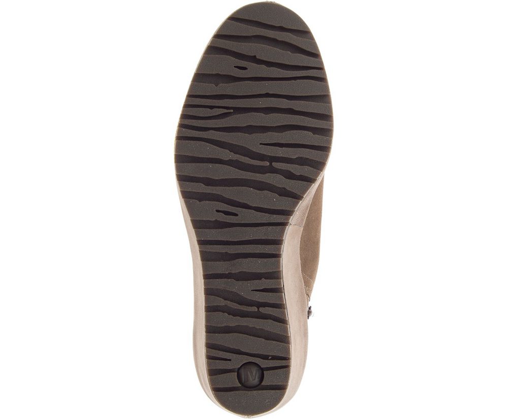 Botas Senhora - Merrell Tremblant Wedge Bluff Waterproof - Marrom - NQX076431